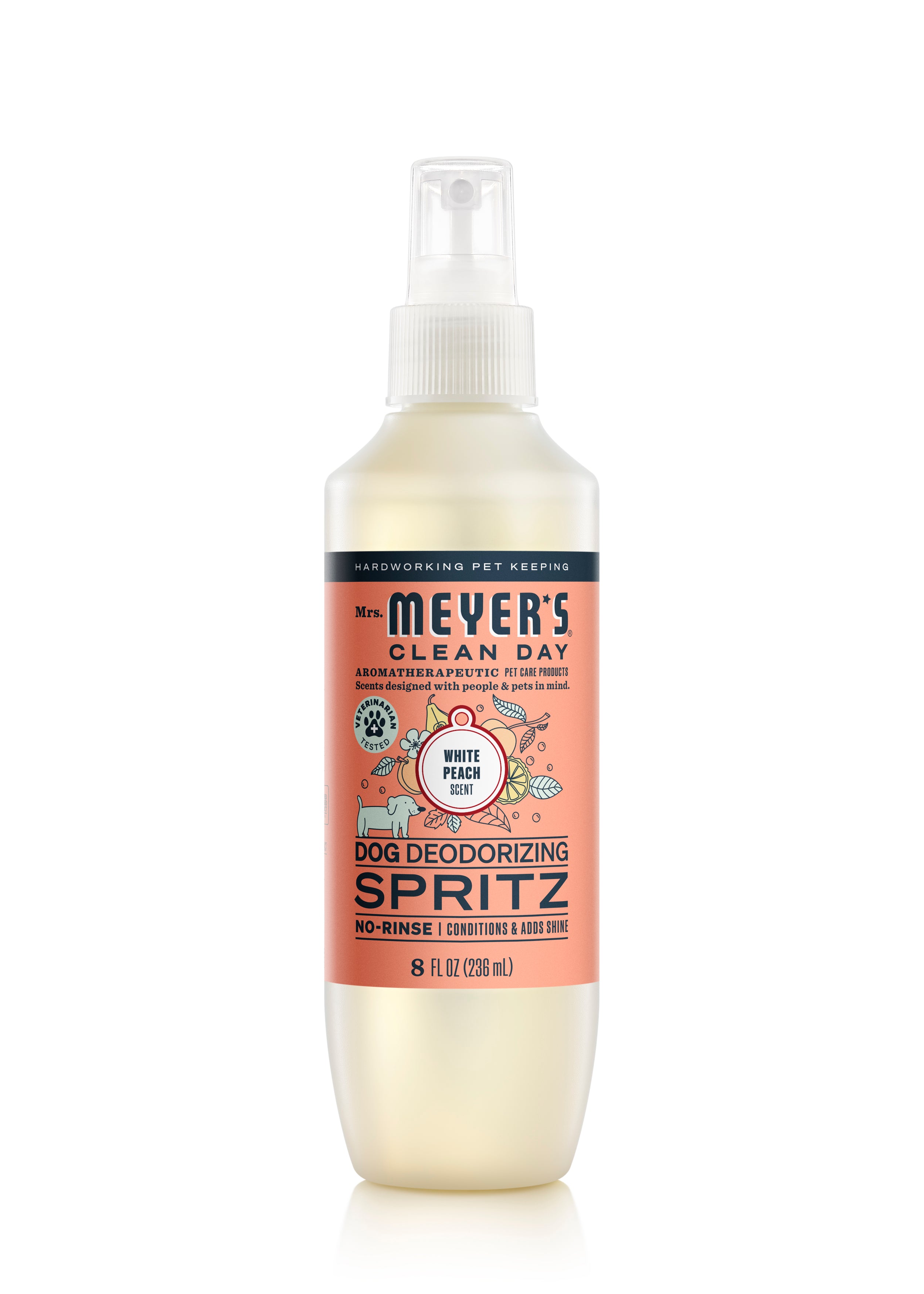 White Peach Dog Deodorizing Spritz – Mrs. Meyer's Clean Day