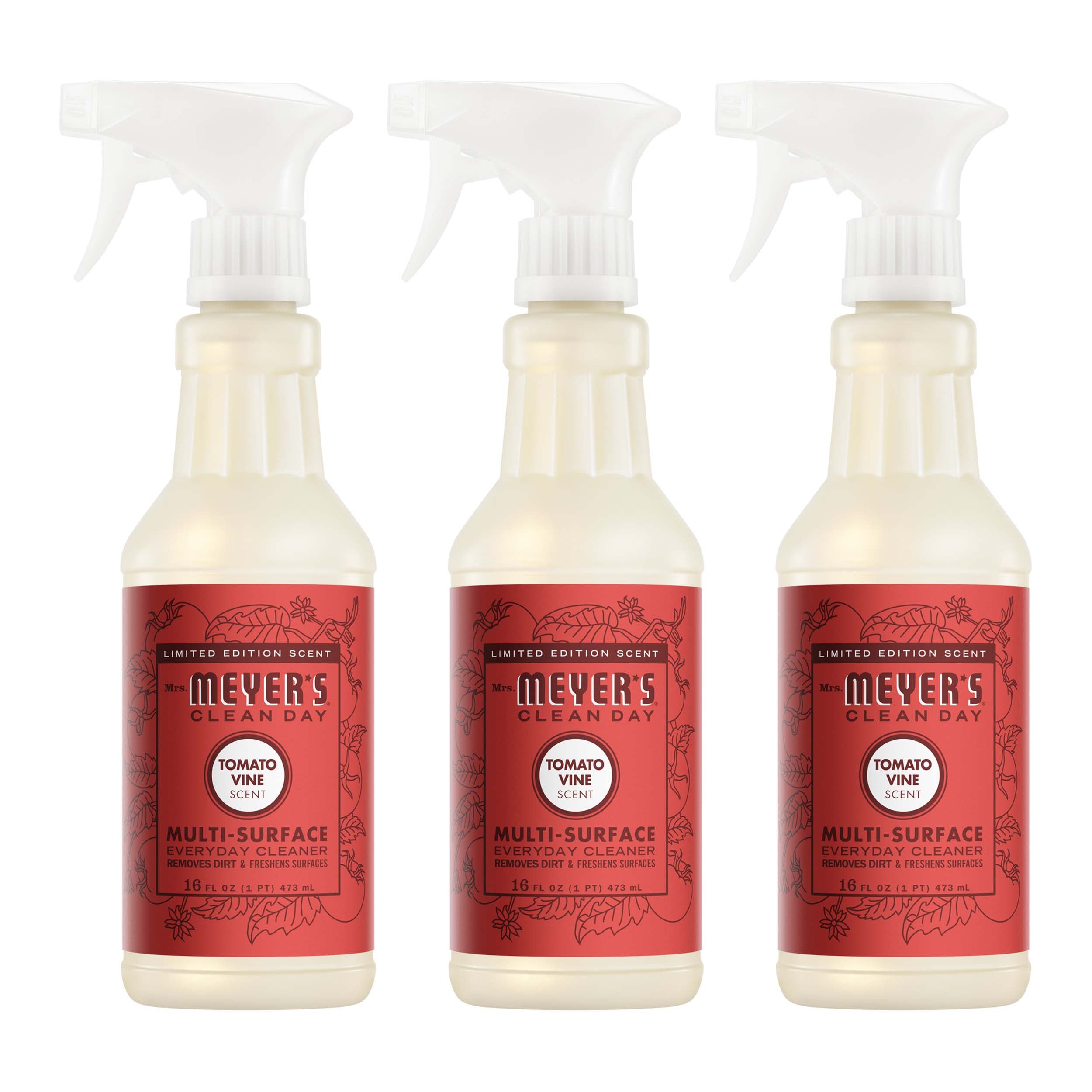 Mrs. Meyer's Tomato Vine Multi-Surface Everyday Cleaner 3-count