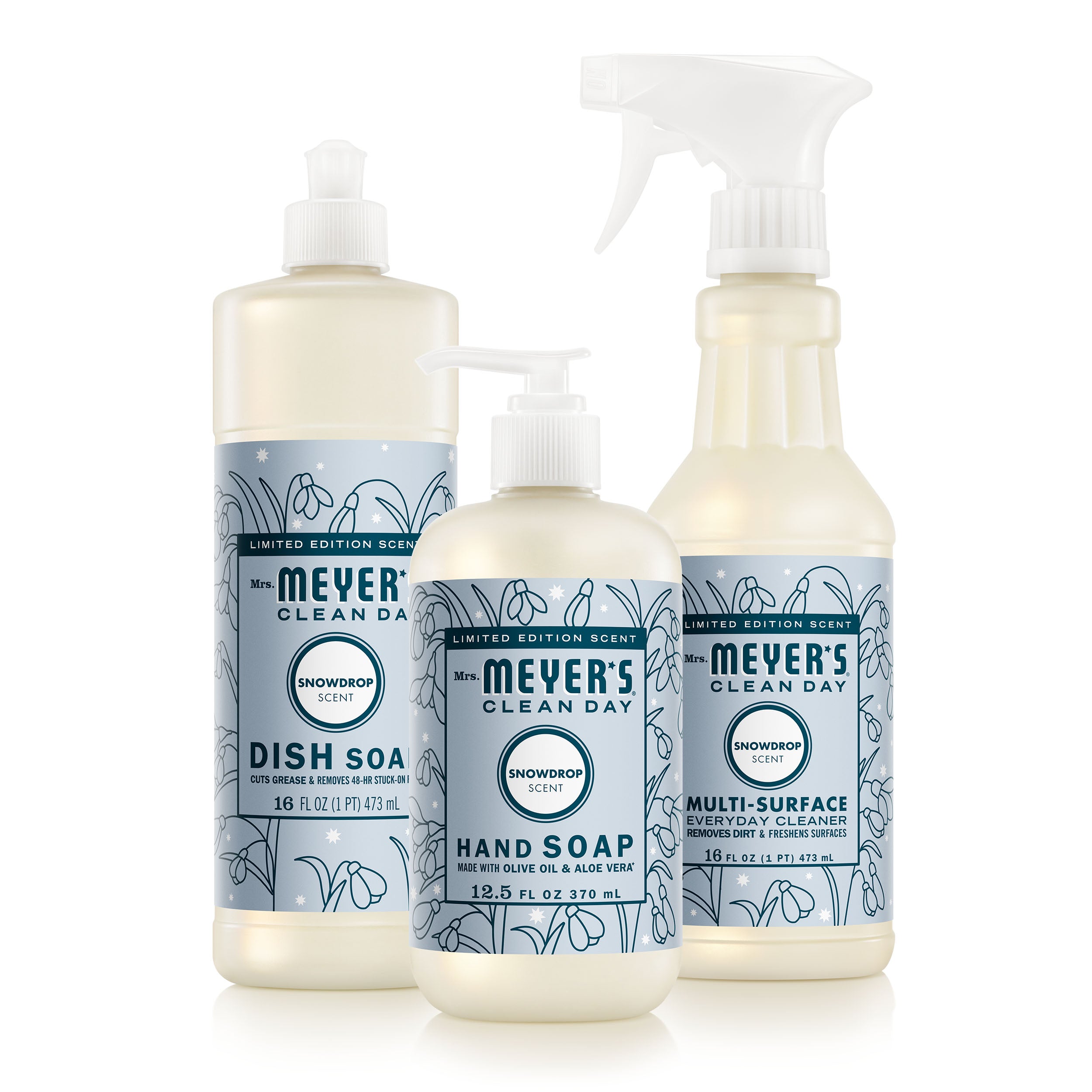 Mrs. Meyer's Snowdrop Kitchen Basics Set – Mrs. Meyer's Clean Day