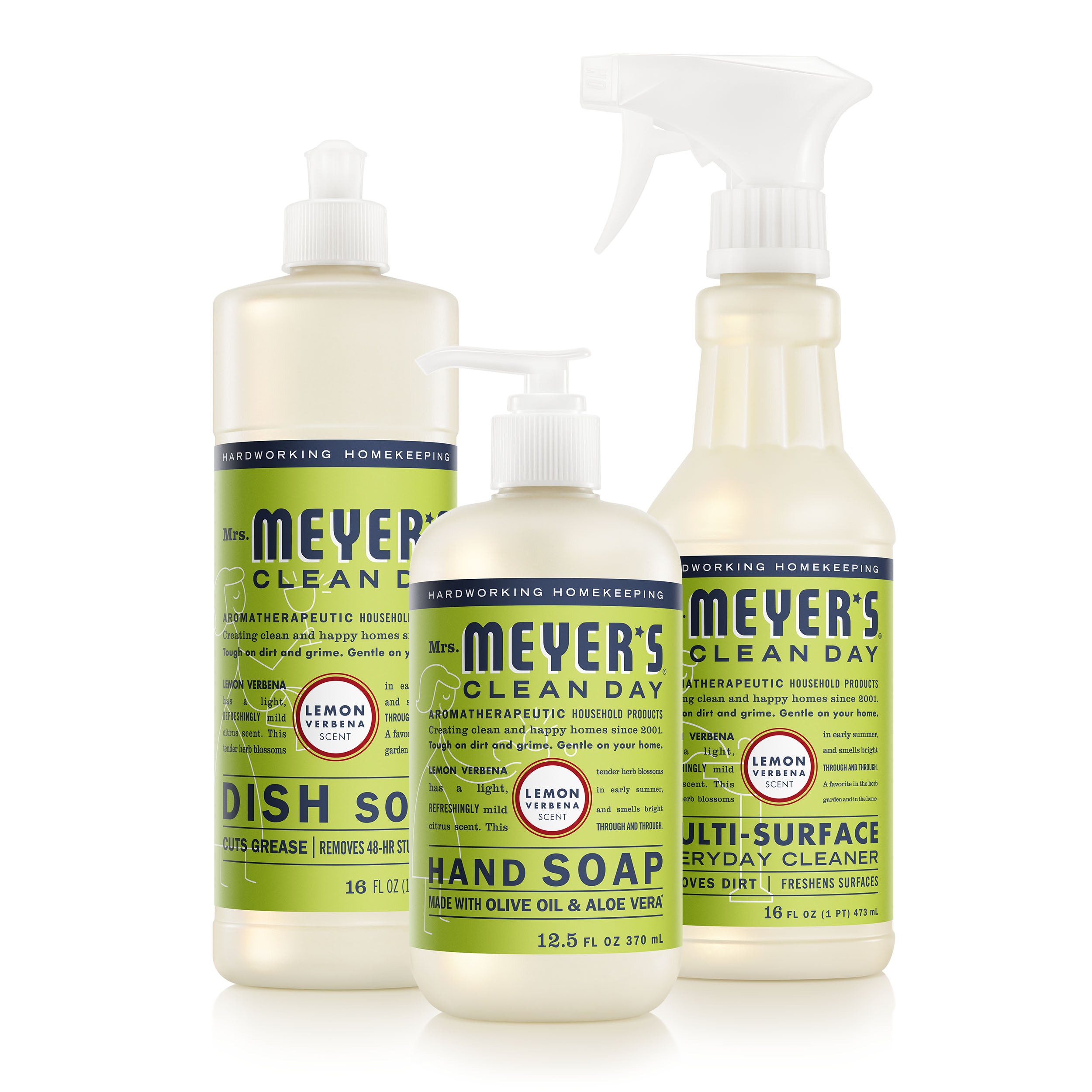 Mrs. Meyer's Lemon Verbena Kitchen Basics Set – Mrs. Meyer's Clean Day