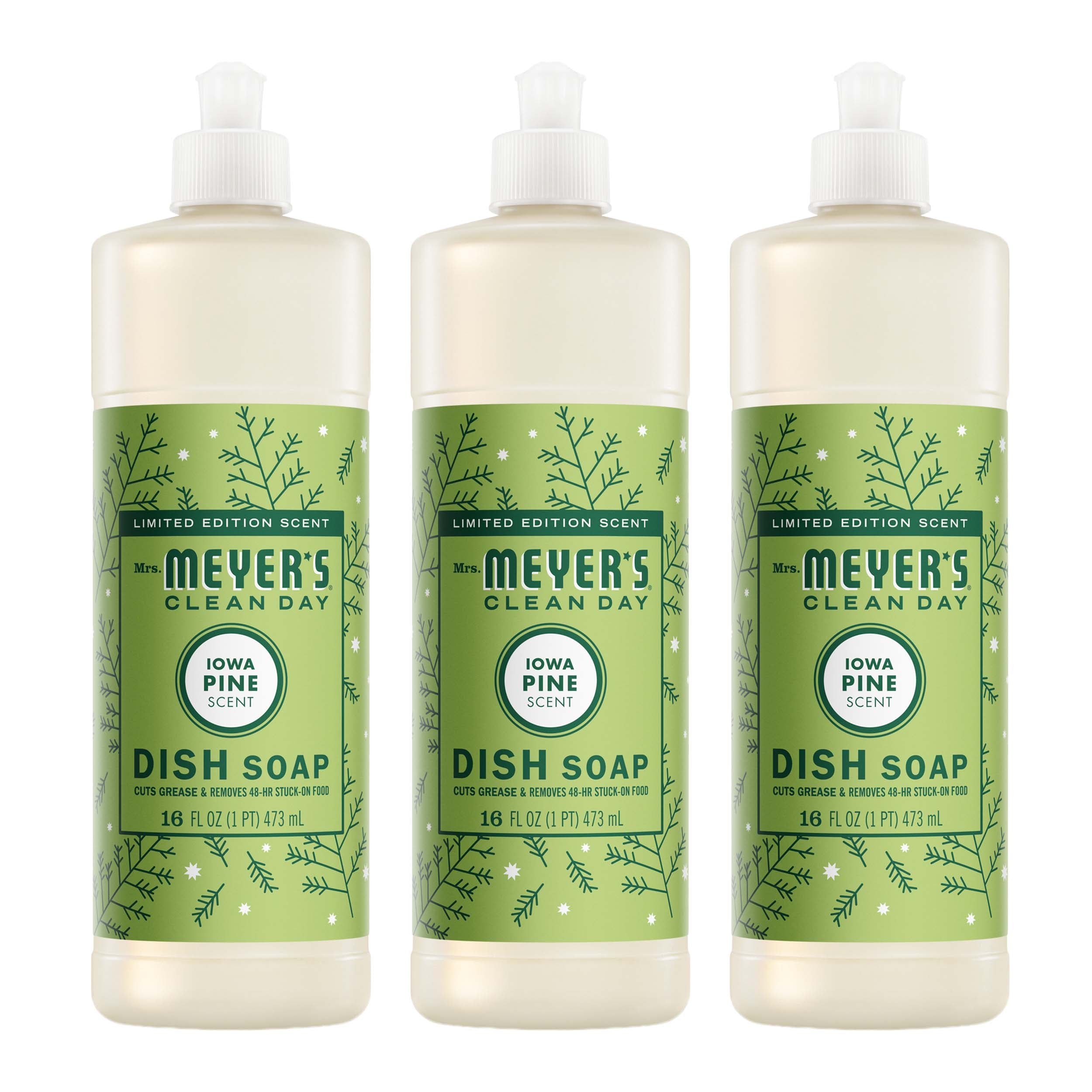 Mrs. Meyer's Iowa Pine Dish Soap 3-count bundle – Mrs. Meyer's