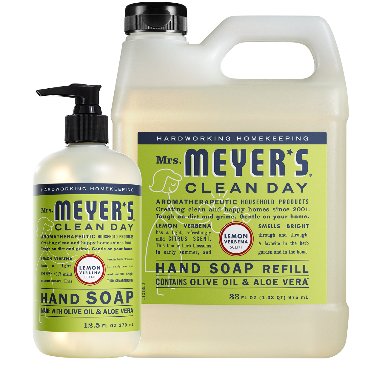 Meyer's Lemon Verbena Liquid Hand Soap Refill​ Set – Mrs