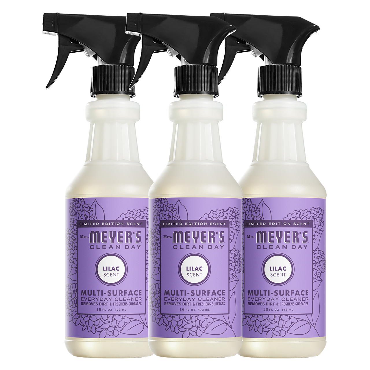 Meyer's Lilac Multi-Surface Everyday Cleaner 3-count Bundle