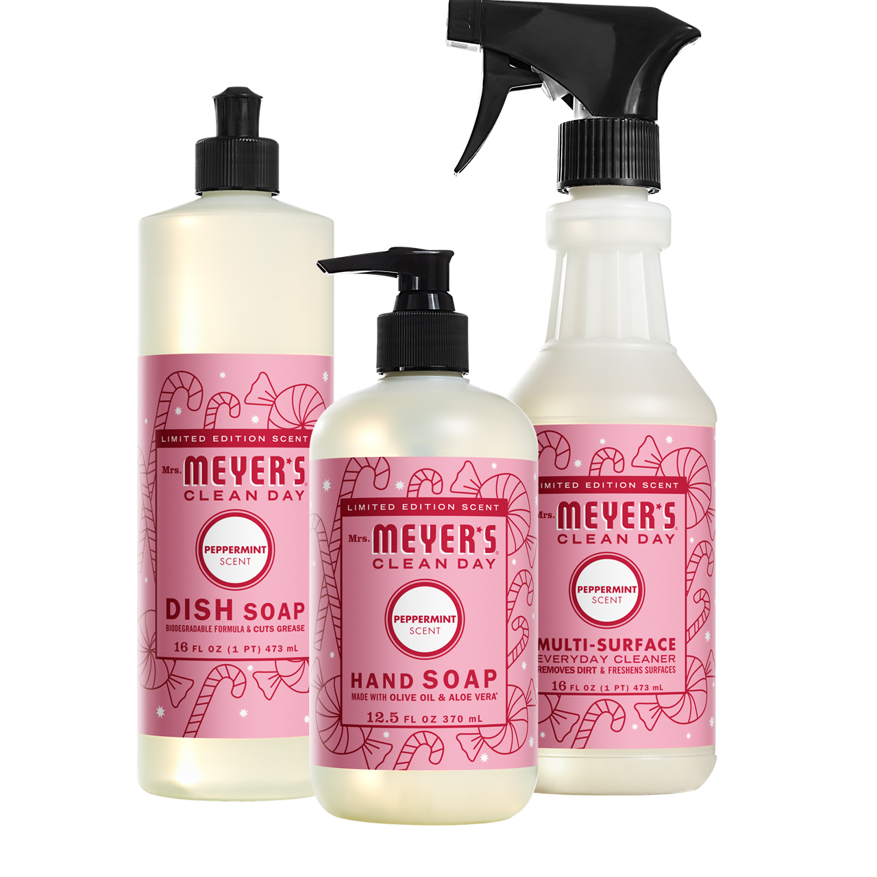 Mrs. Meyer's Peppermint Kitchen Basics Set – Mrs. Meyer's Clean Day