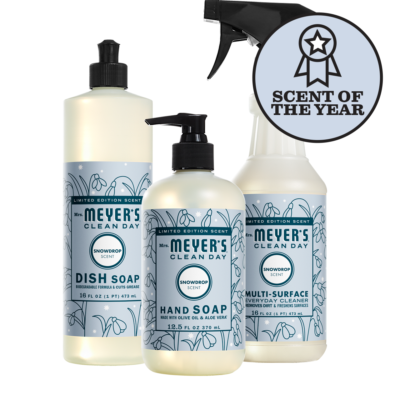 Mrs. Meyer's Snowdrop Kitchen Basics Set – Mrs. Meyer's Clean Day