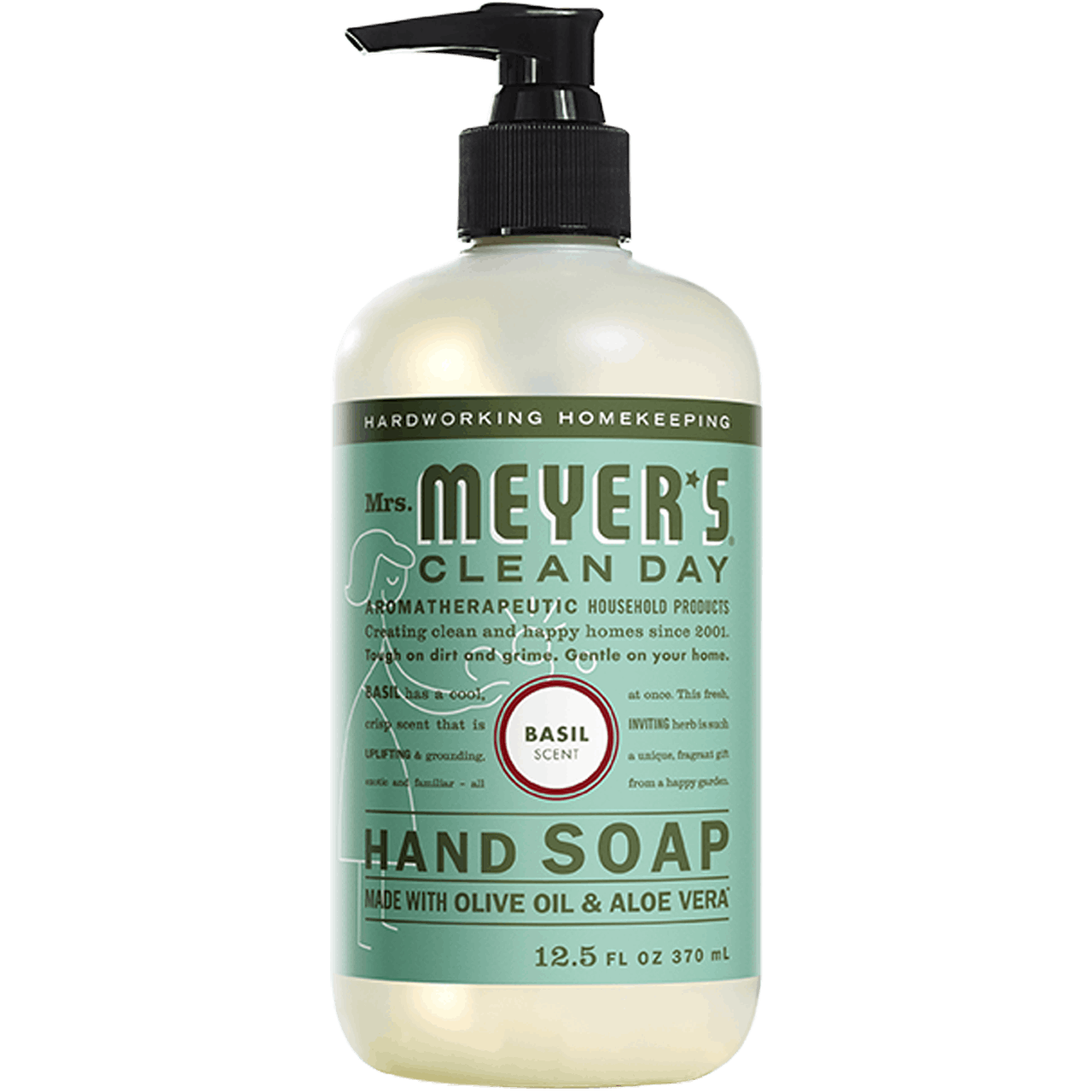 Clean Day Liquid Hand Soap, Basil, 12.5 oz Clean Day Liquid Hand Soap, Basil, 12.5 oz