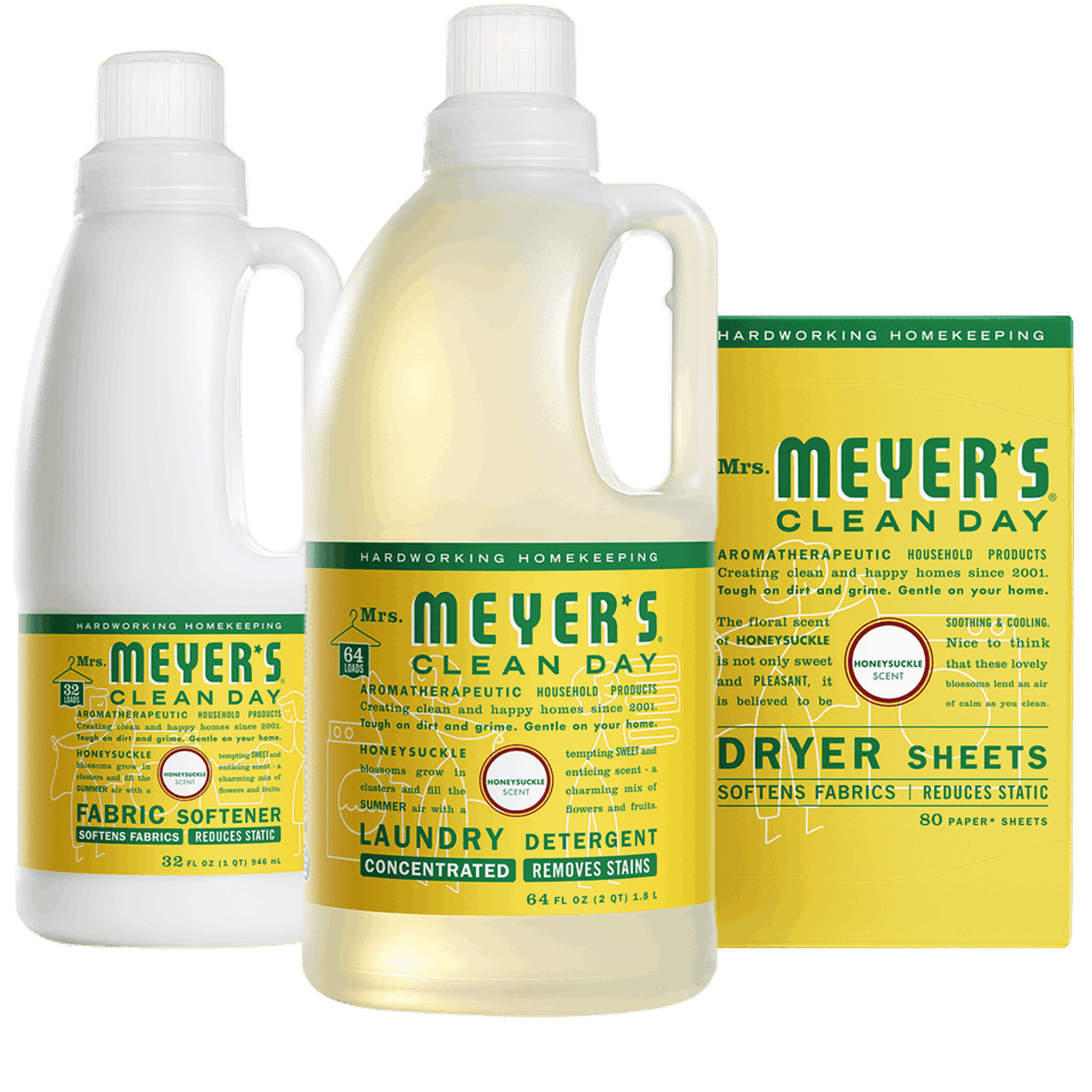 Mrs. Meyer's Honeysuckle Laundry Set – Mrs. Meyer's Clean Day