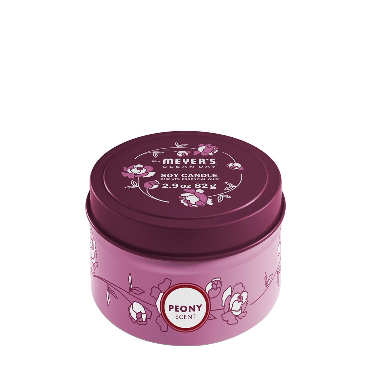 Peony Tin Candle | Mrs. Meyer's – Mrs. Meyer's Clean Day