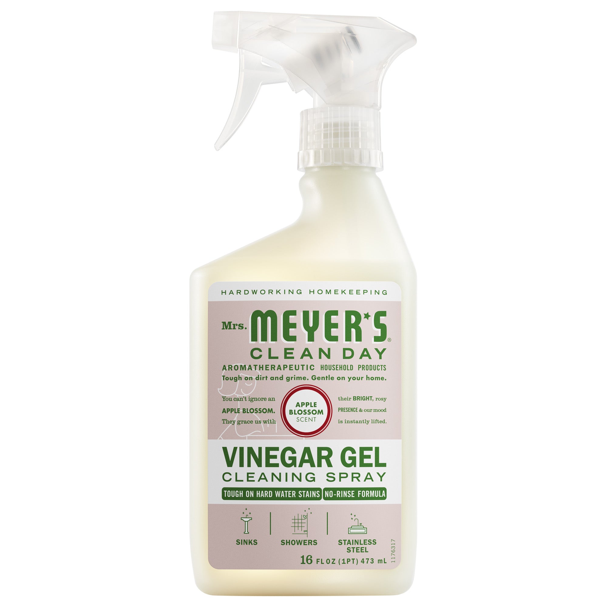 vinegar spray for indoor plants Mrs. Meyer's Clean Day Apple Blossom Vinegar Gel Cleaning Spray 16 Fl. oz