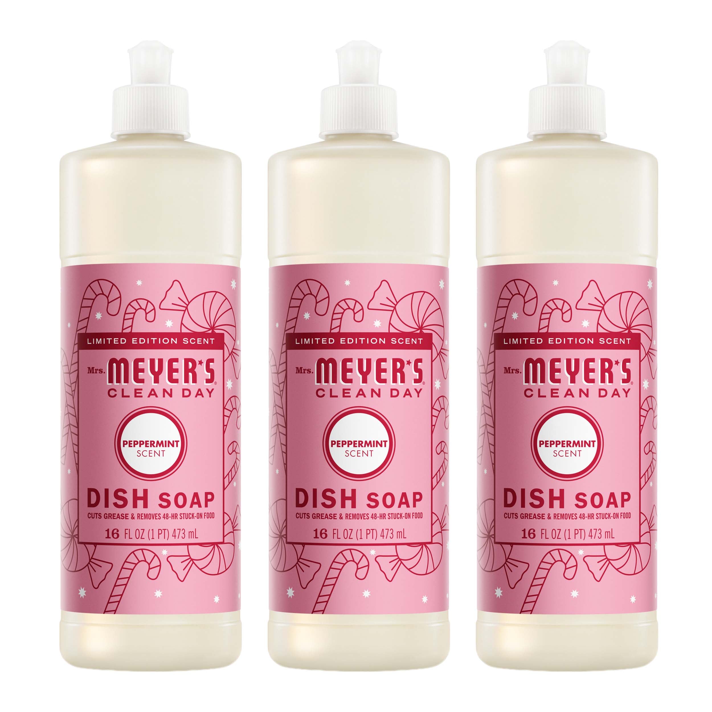 Mrs. Meyer's Peppermint Dish Soap 3-count bundle – Mrs. Meyer's
