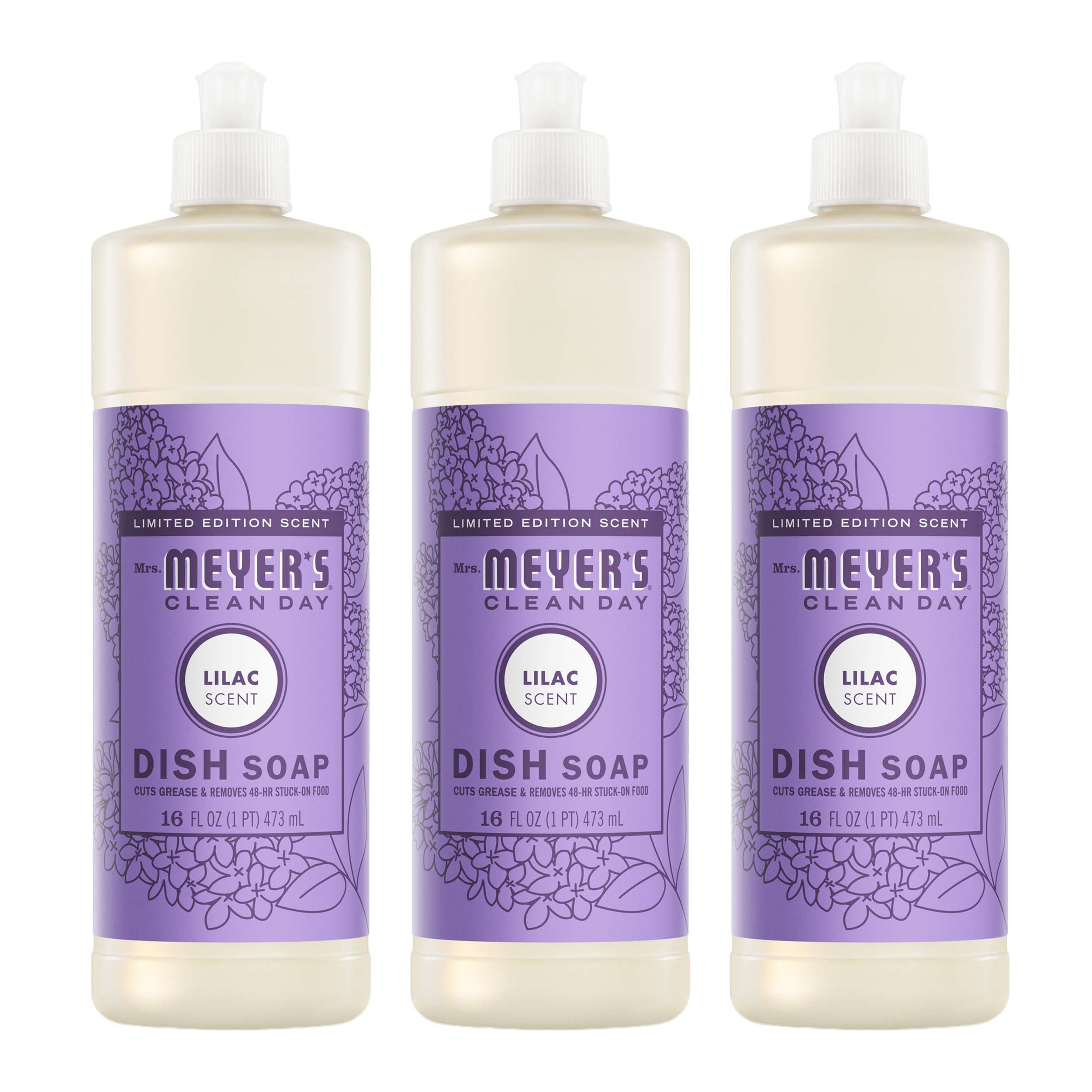 Mrs. Meyer's Lilac Dish Soap 3-count bundle – Mrs. Meyer's Clean Day