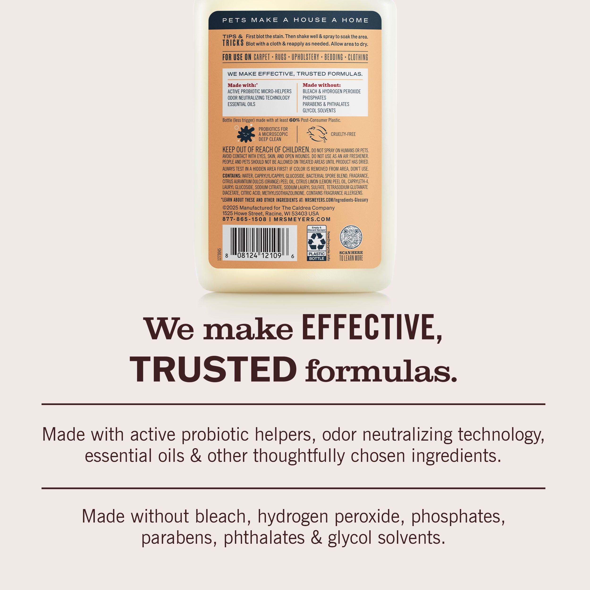 Orange Blossom Pet Multi-Surface Cleaner – Mrs. Meyer's Clean Day