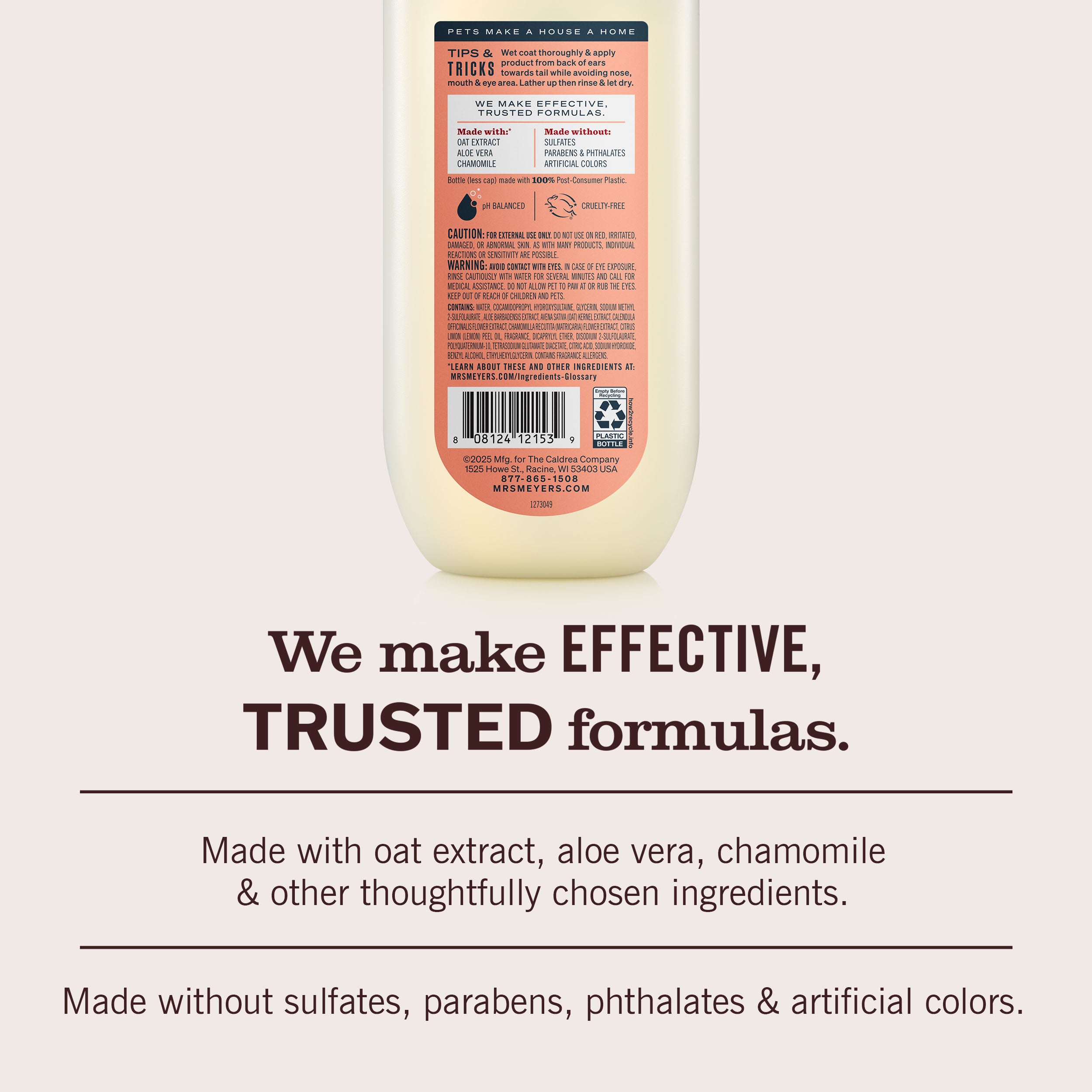 White Peach 3-in-1 Dog Shampoo – Mrs. Meyer's Clean Day