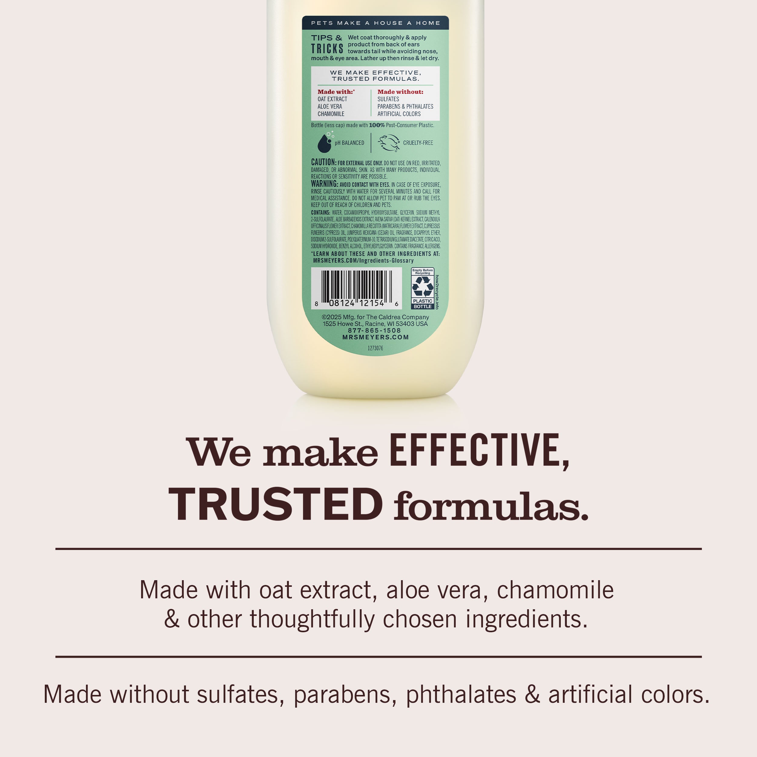Sweet Chamomile 3-in-1 Dog Shampoo – Mrs. Meyer's Clean Day
