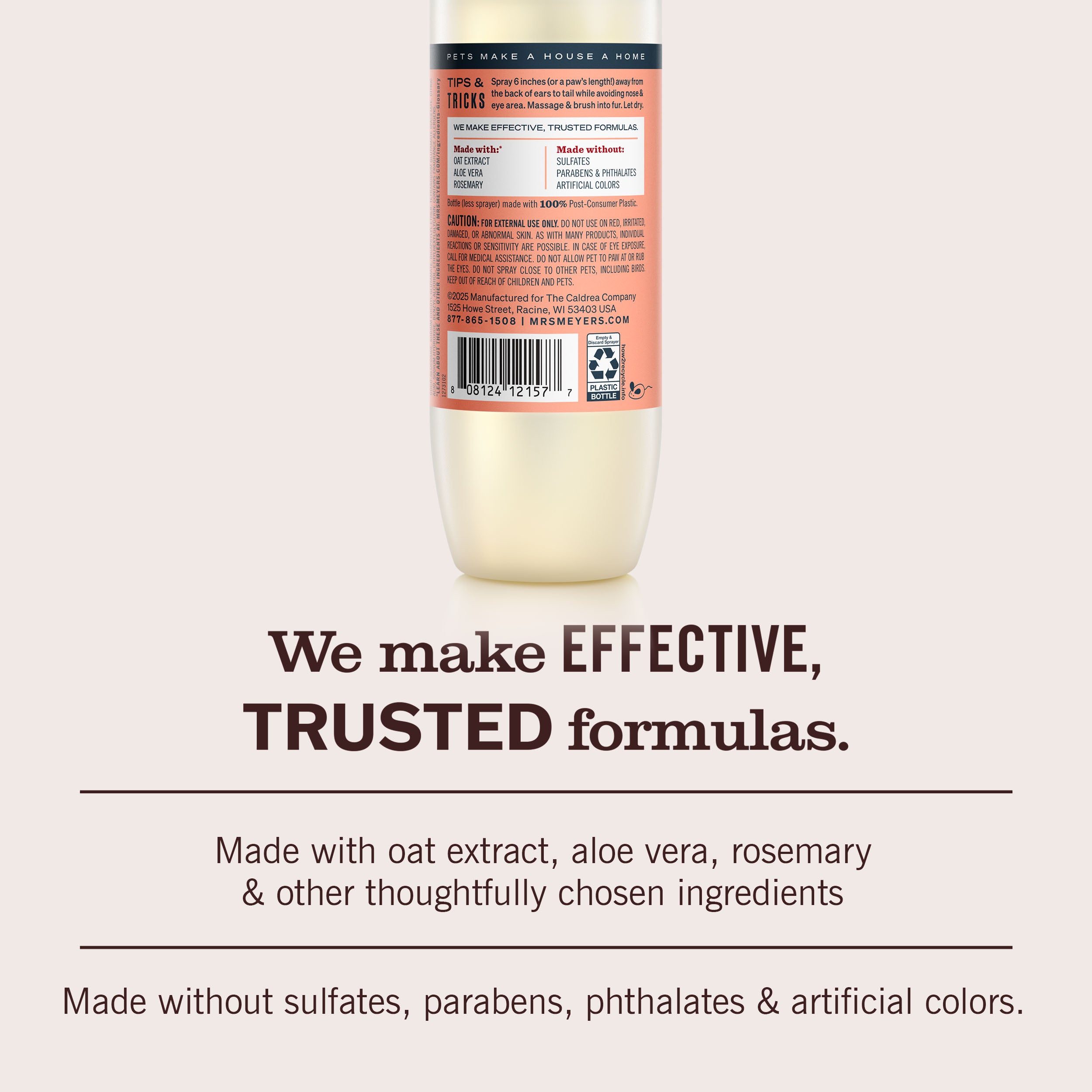White Peach Cat Deodorizing Spritz – Mrs. Meyer's Clean Day