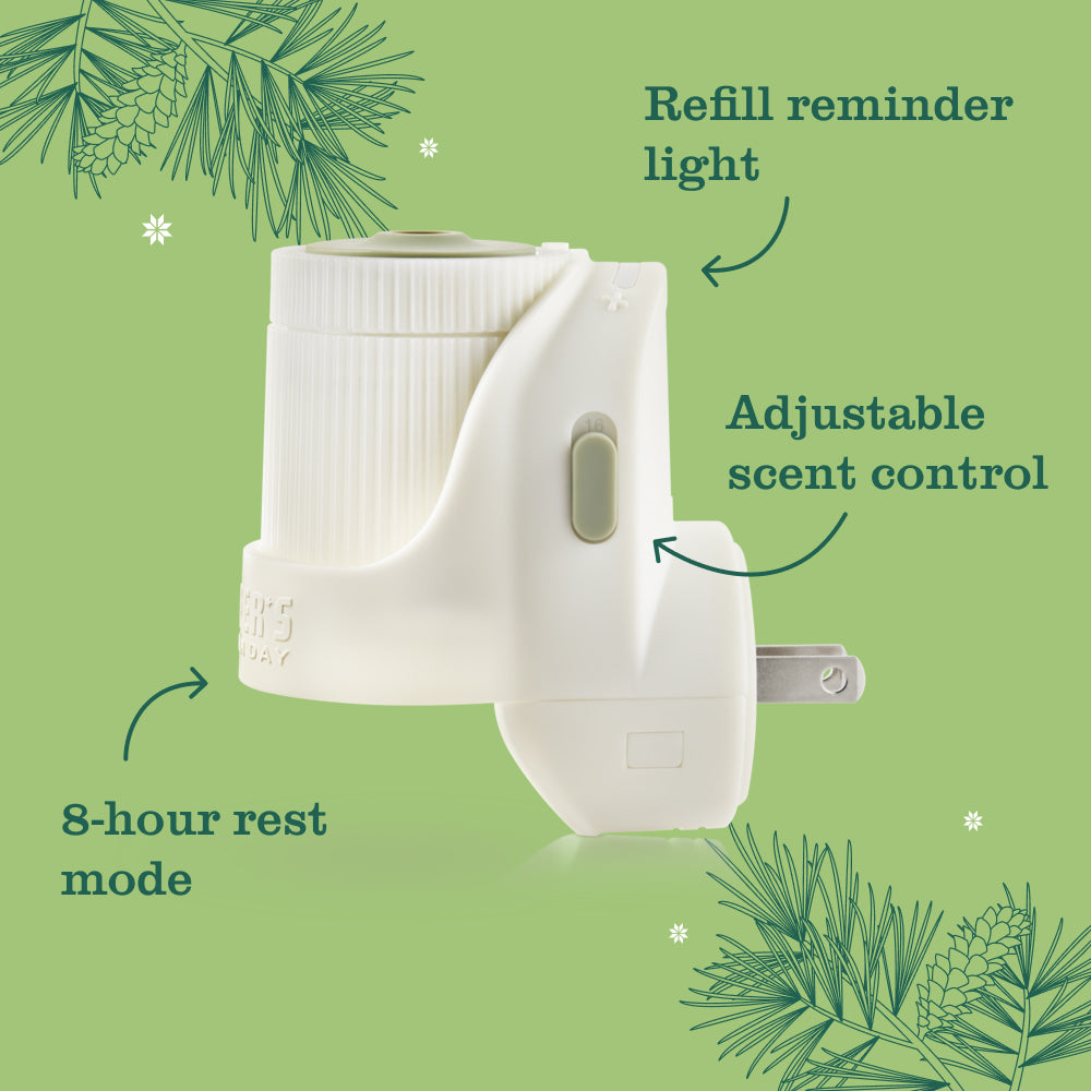 Iowa Pine Plug In Scented Oil Warmer With Refill – Mrs. Meyer's