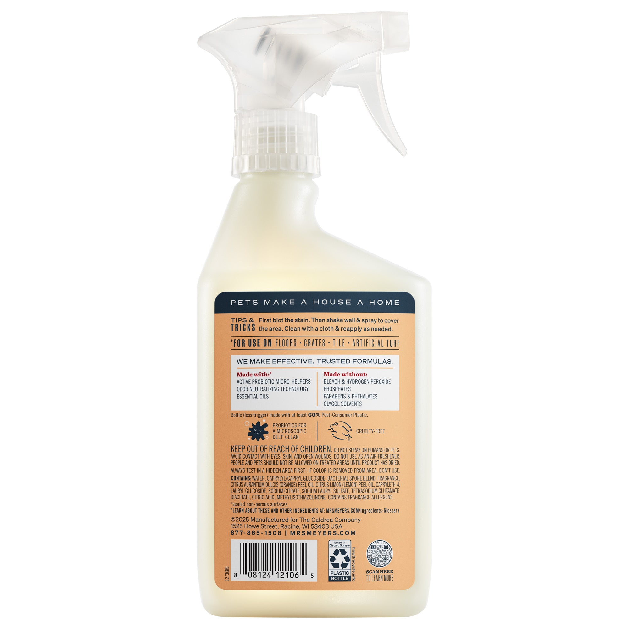 Orange Blossom Pet Multi-Surface Cleaner – Mrs. Meyer's Clean Day