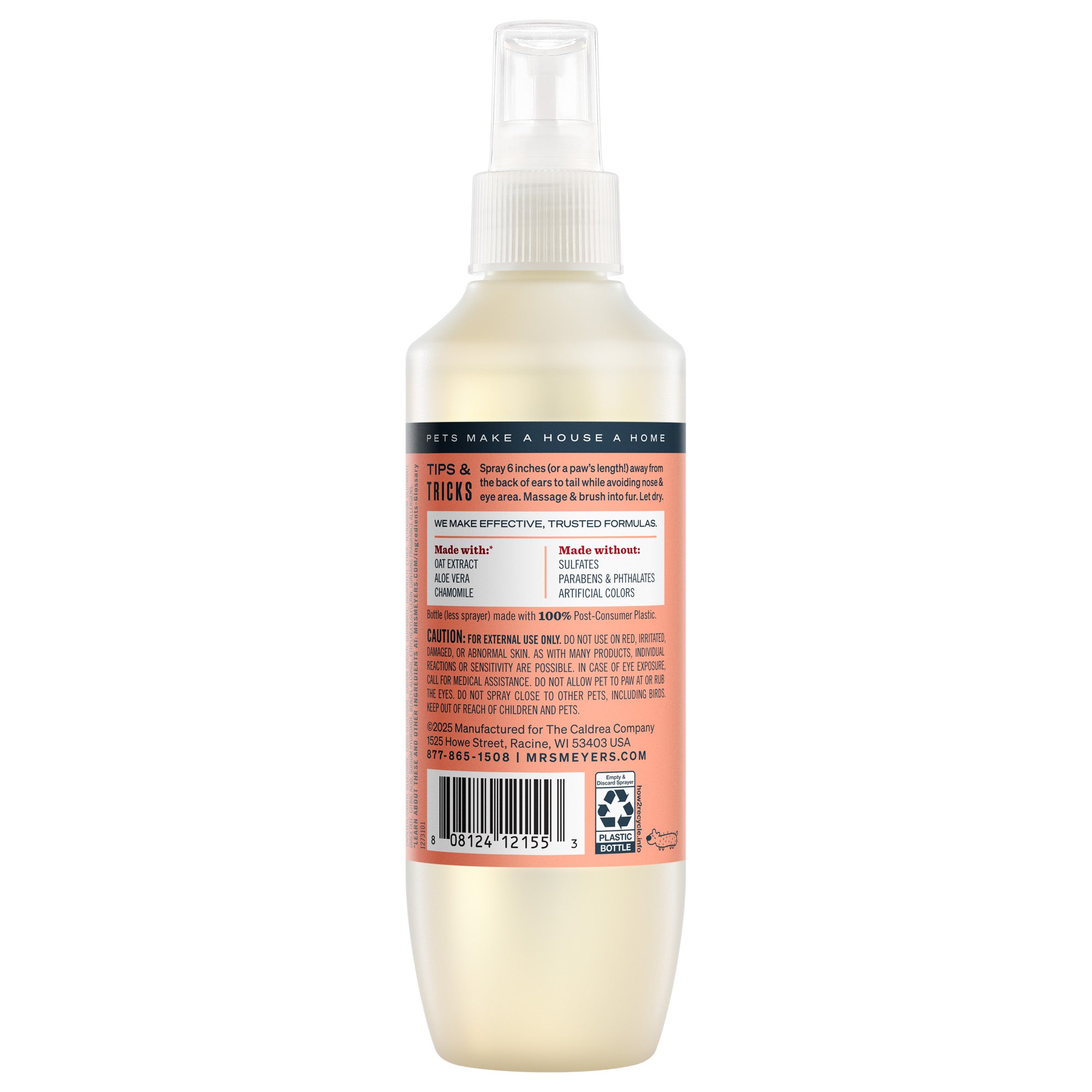 White Peach Dog Deodorizing Spritz – Mrs. Meyer's Clean Day