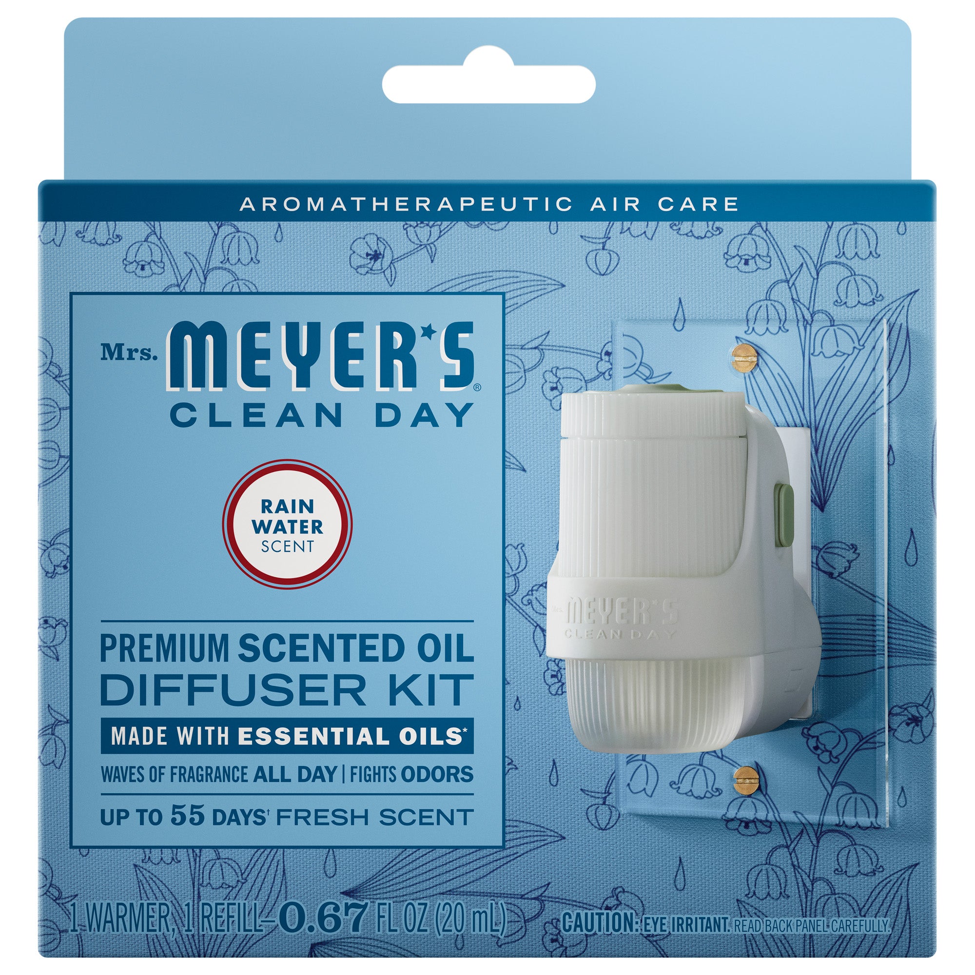 Rain Water Plug In Scented Oil Warmer With Refill – Mrs. Meyer's