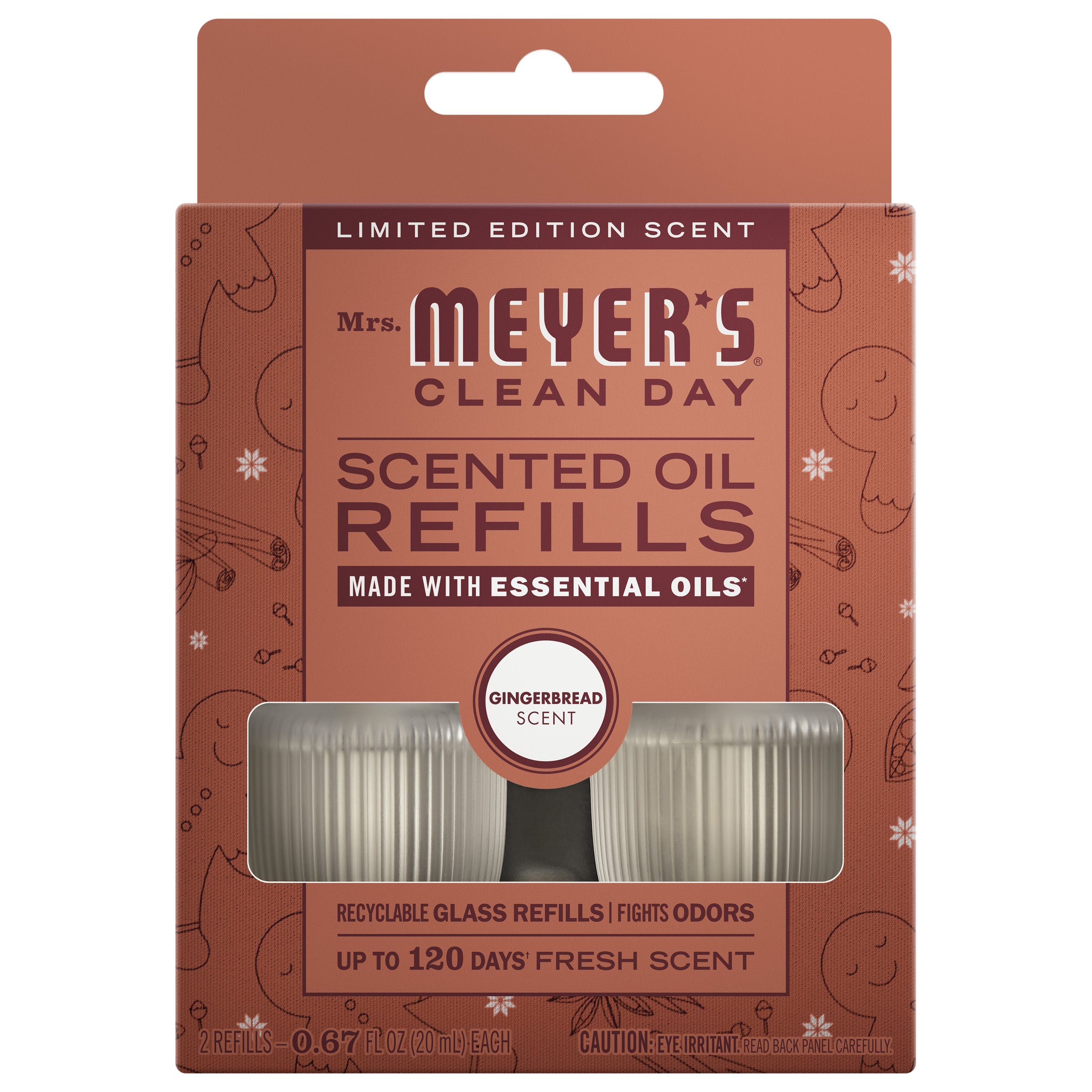 Gingerbread Plug In Scented Oil Refill, 2-Pack – Mrs. Meyer's