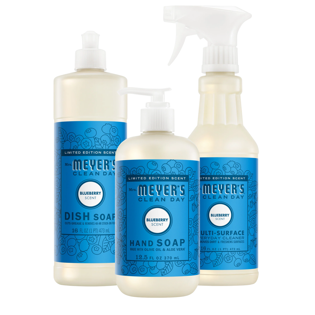 Blueberry Kitchen Basics Set – Mrs. Meyer's Clean Day