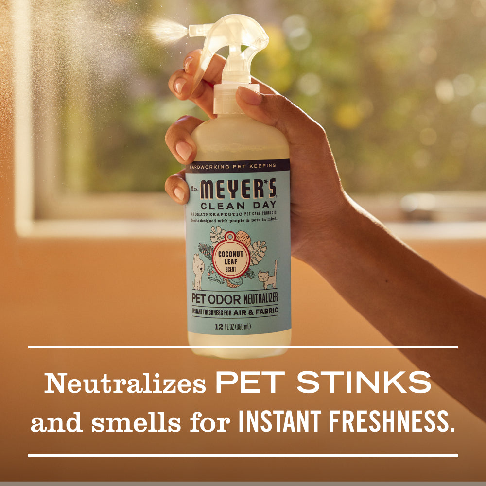Coconut Leaf Pet Odor Neutralizer – Mrs. Meyer's Clean Day