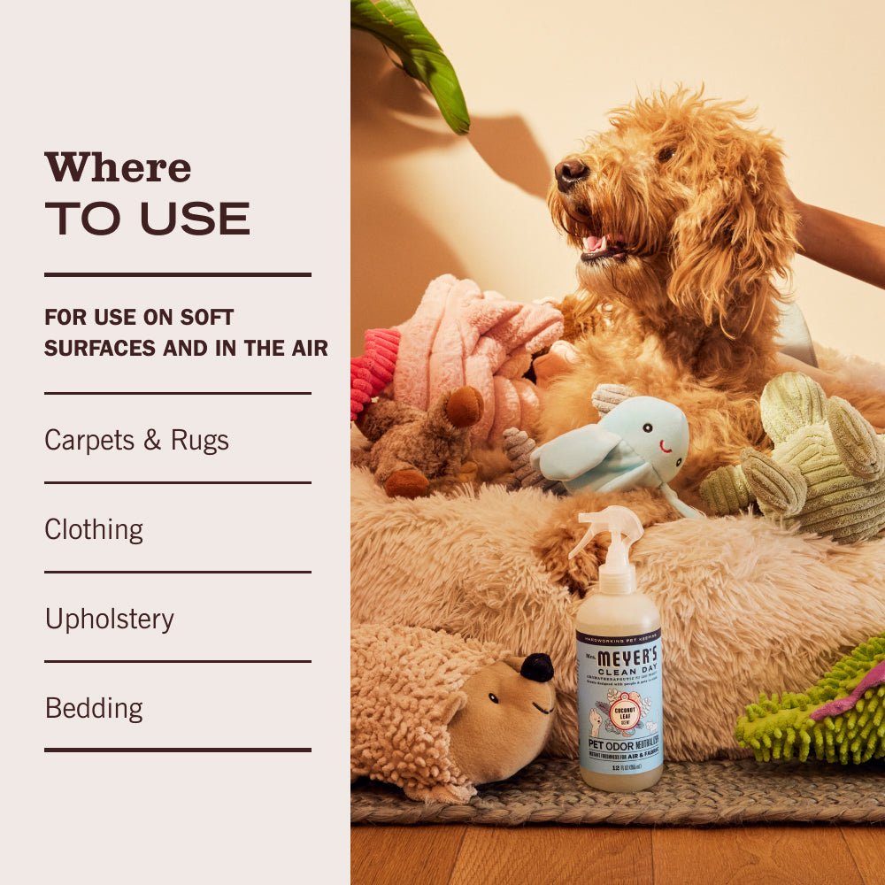 Coconut Leaf Pet Odor Neutralizer – Mrs. Meyer's Clean Day