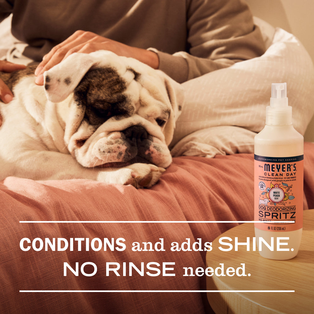 White Peach Dog Deodorizing Spritz – Mrs. Meyer's Clean Day