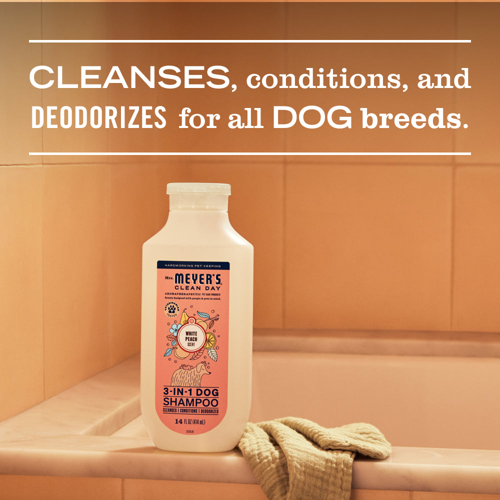 White Peach 3-in-1 Dog Shampoo – Mrs. Meyer's Clean Day