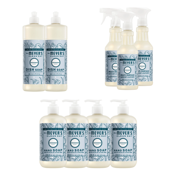 ☆　とも様│モイス３ ＆ ナリッシュ３　、エマルジョン８、Mソープ５、ルース２ Snowdrop Essentials Plus 9-Count Bundle – Mrs. Meyer's Clean Day