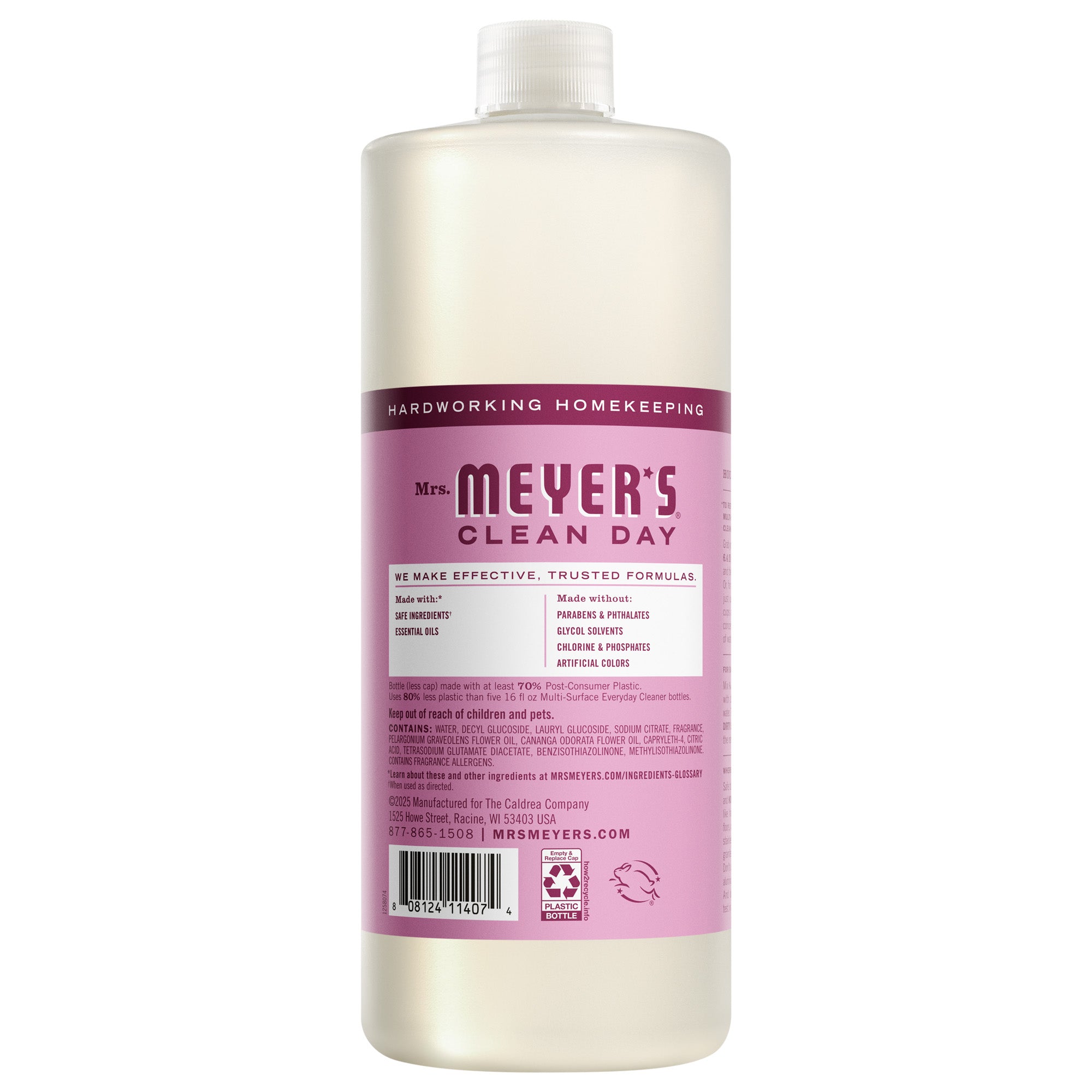 Mrs. Meyer's Peony Multi-Surface Concentrate – Mrs. Meyer's Clean Day