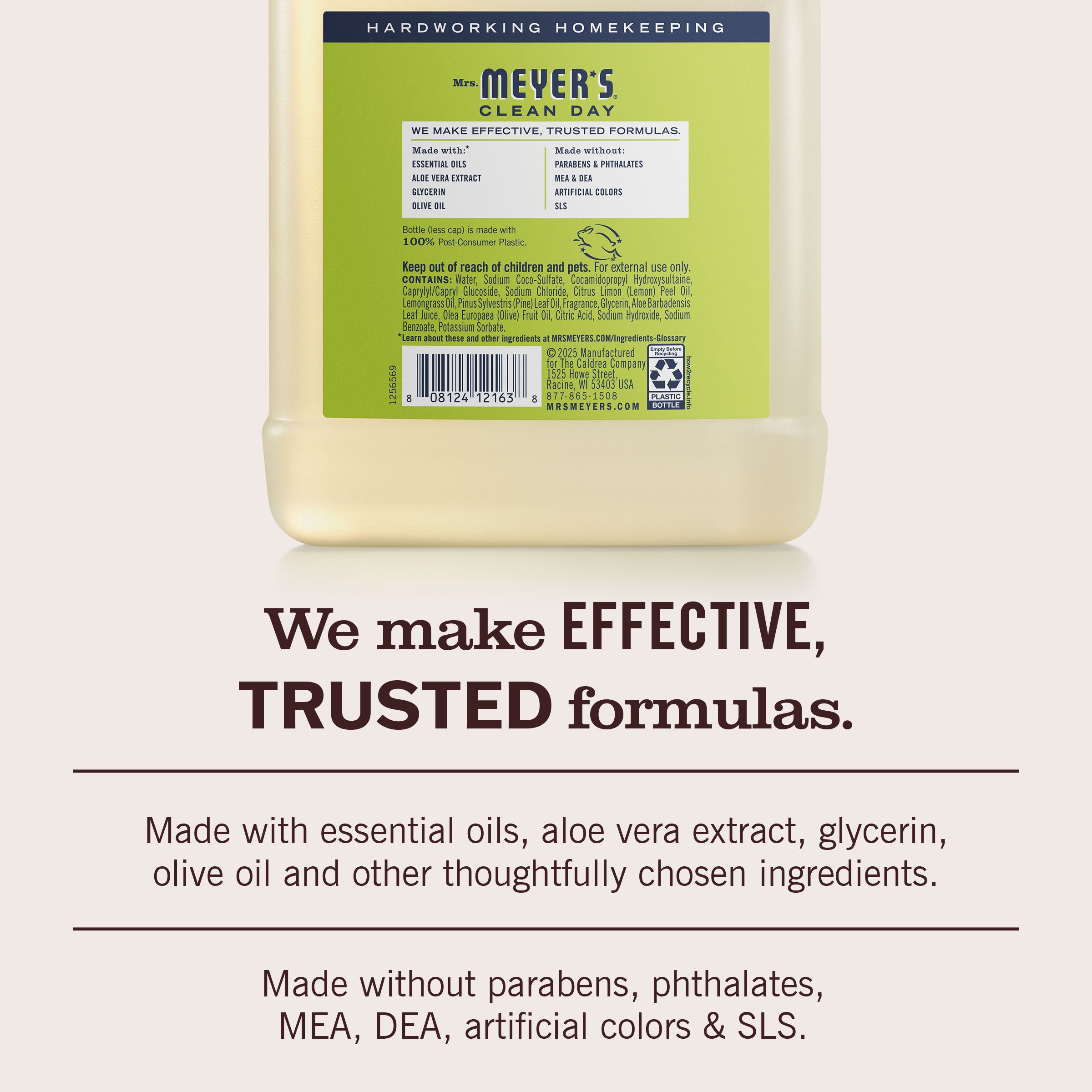 Mrs. Meyer's Lemon Verbena Liquid Hand Soap Refill – Mrs. Meyer's