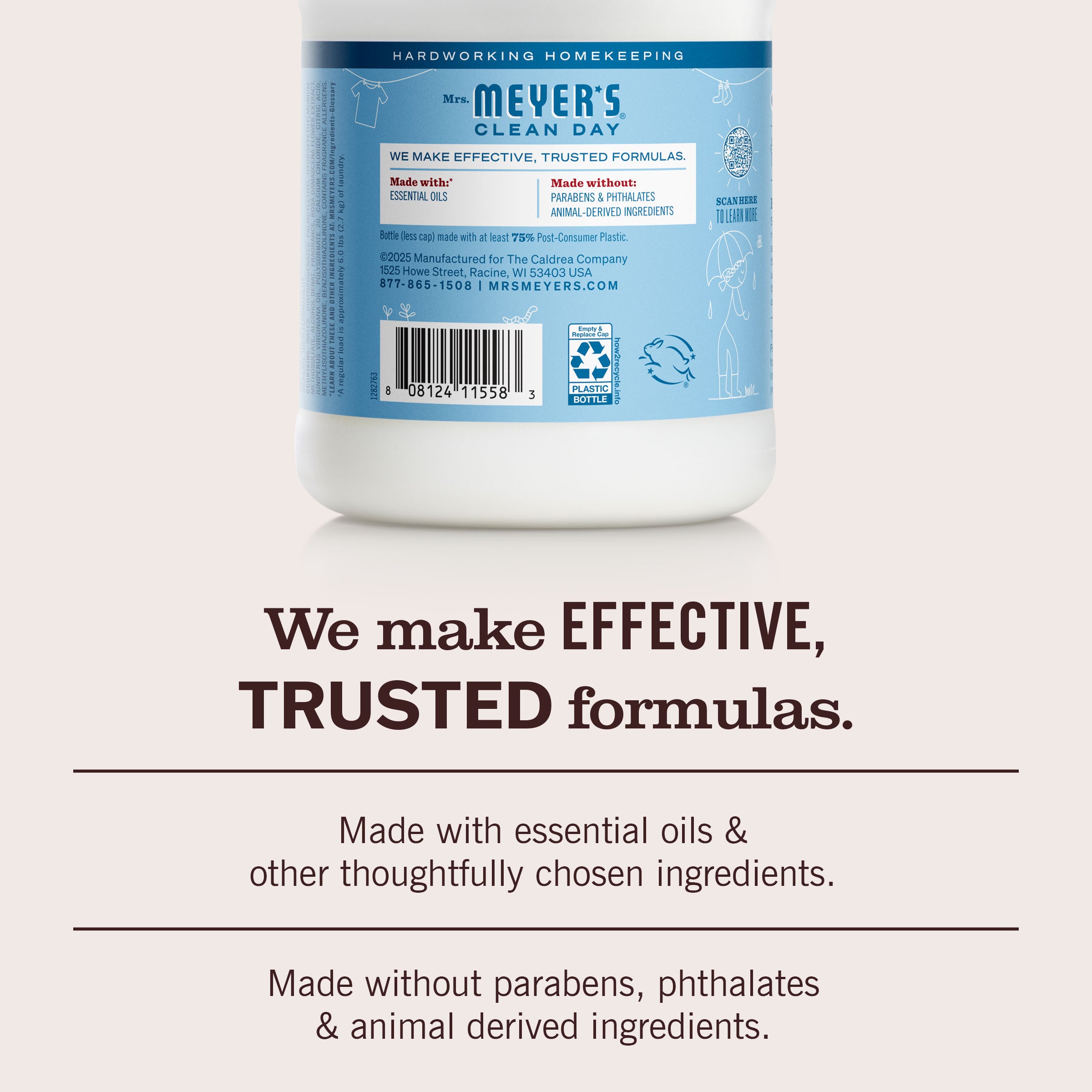 Mrs. Meyer's Rain Water Fabric Softener – Mrs. Meyer's Clean Day