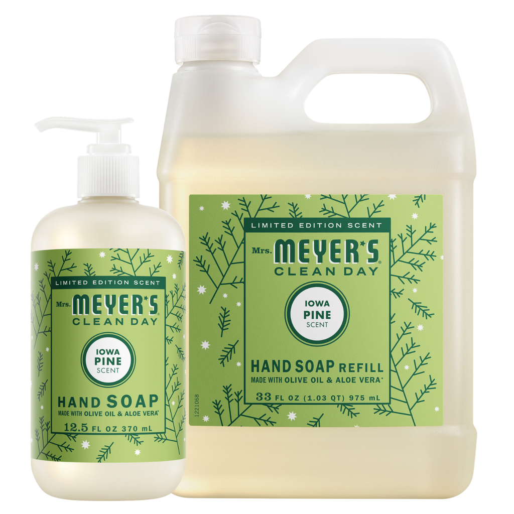 Iowa Pine Liquid Hand Soap & Refill Set – Mrs. Meyer's Clean Day