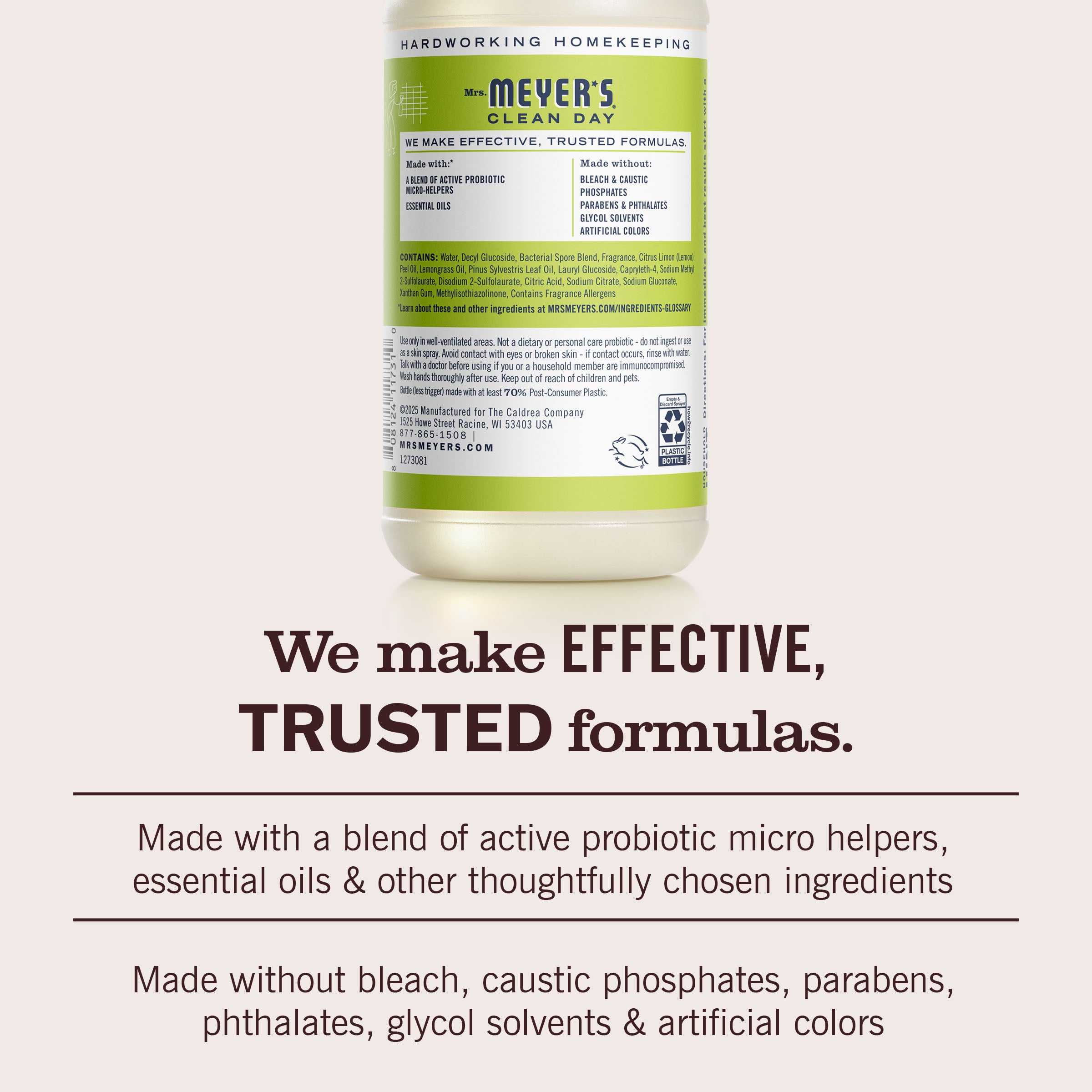 Mrs. Meyer's Lemon Verbena Probiotic Daily Shower Spray – Mrs