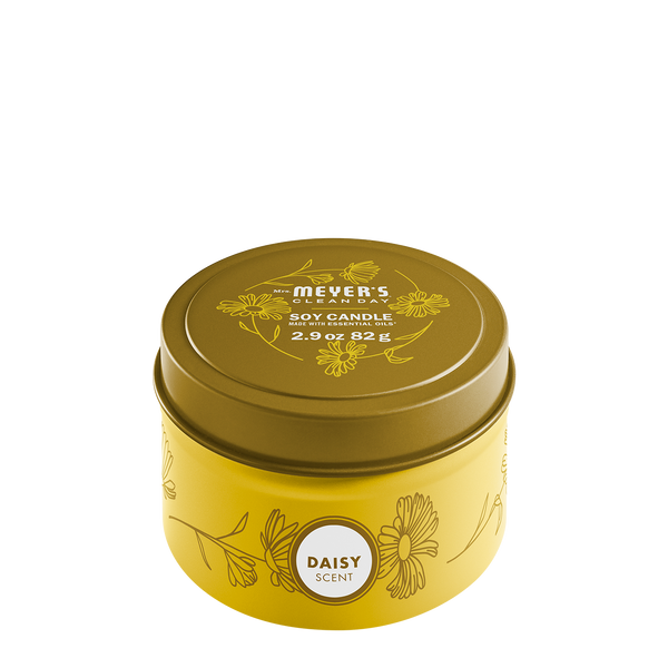Daisy Tin Candle | Mrs. Meyer's – Mrs. Meyer's Clean Day