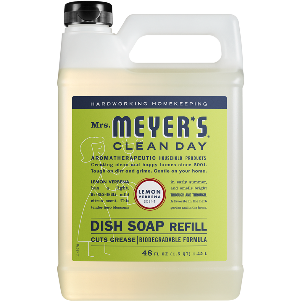Meyer's Lemon Verbena Dish Soap Refill – Meyer's Clean Day