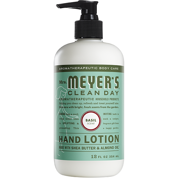 Clean Day Hand Lotion, 12 oz Pump Bottle, Basil Clean Day Hand Lotion, 12 oz Pump Bottle, Basil