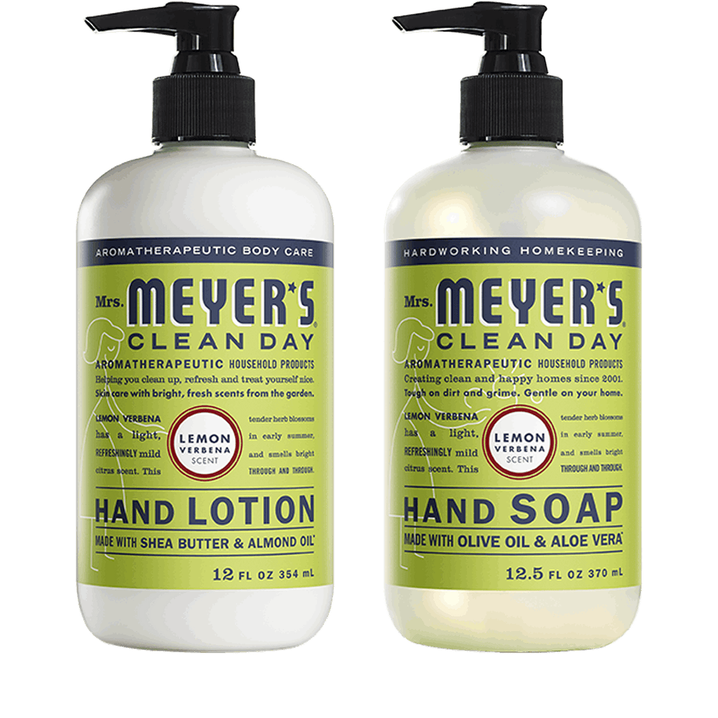 Mrs. Meyer's Lemon Verbena Hand Care Basics Set – Mrs. Meyer's Mrs. Meyer's Lemon Verbena Hand Care Basics Set – Mrs. Meyer's