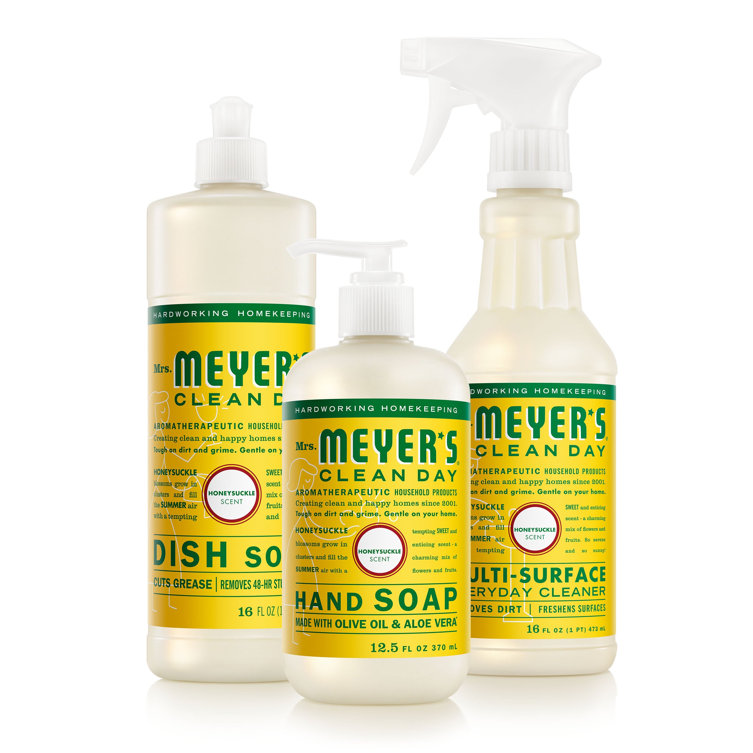 Mrs. Meyer's Honeysuckle Kitchen Basics Set – Mrs. Meyer's Clean Day