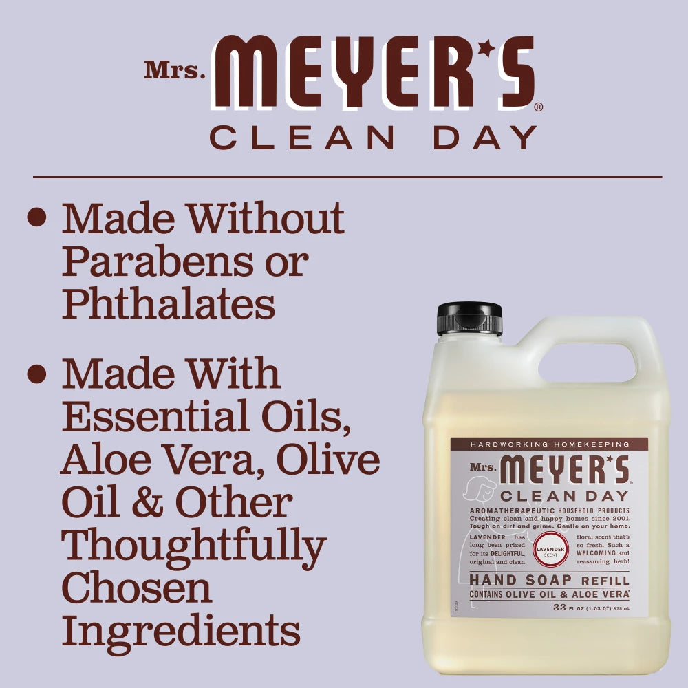 Clean Day Liquid Hand Soap Refill, Lavender, 33 oz Clean Day Liquid Hand Soap Refill, Lavender, 33 oz