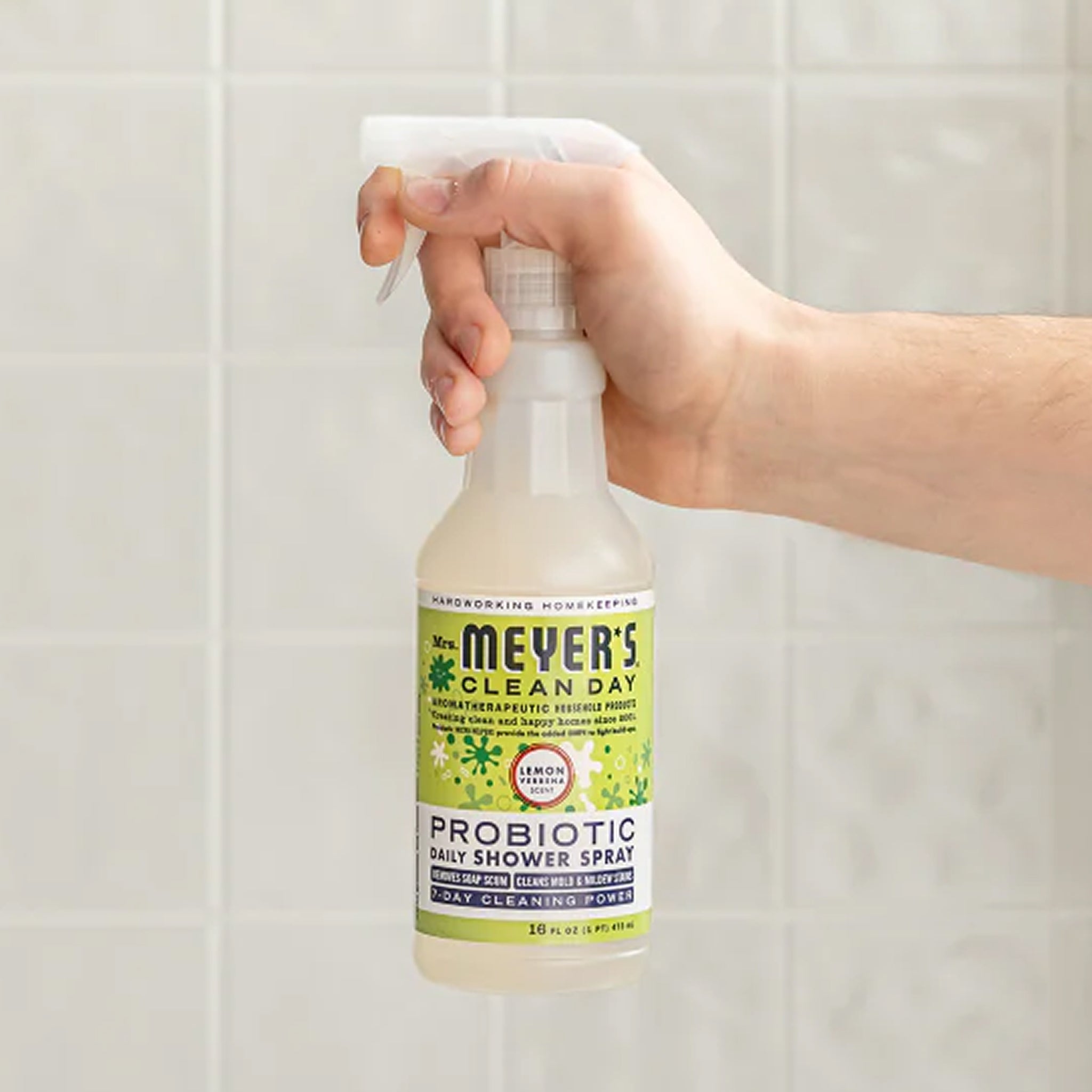 Mrs. Meyer's Lemon Verbena Probiotic Daily Shower Spray – Mrs