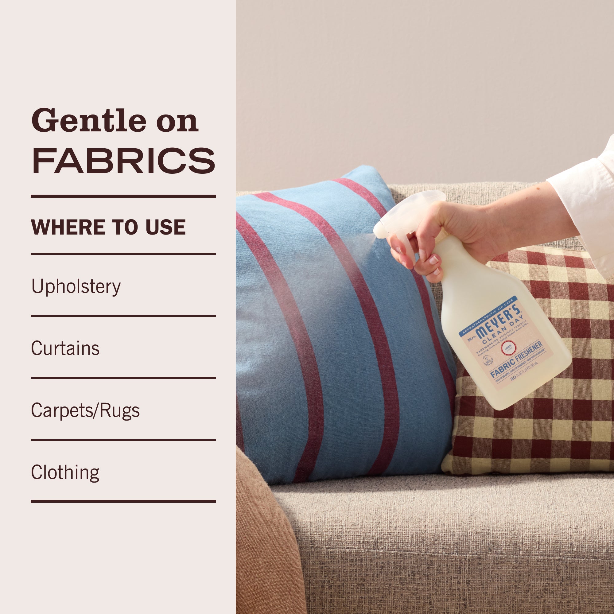 Fresh Linen Fabric Freshener – Mrs. Meyer's Clean Day