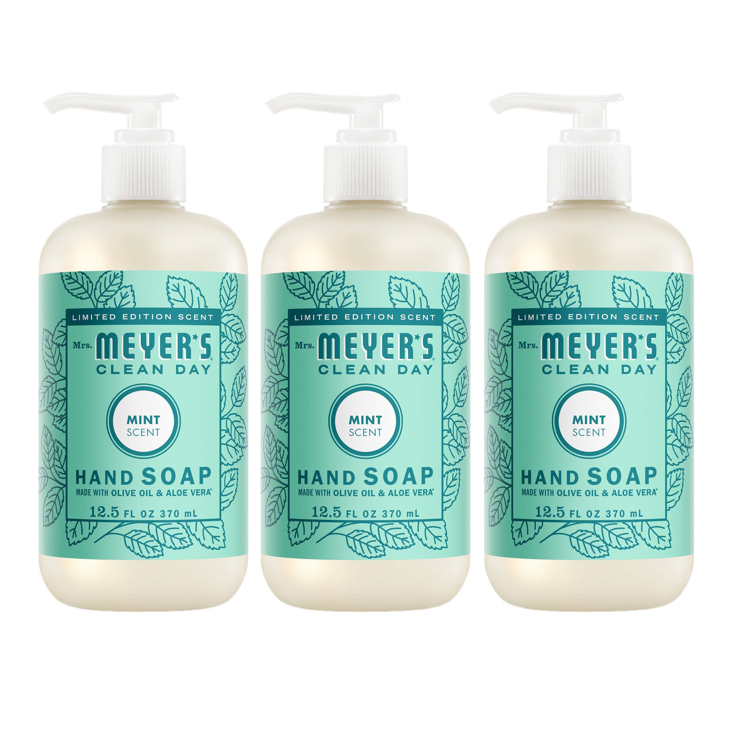 Mrs. Meyer's Mint Liquid Hand Soap 3-count Bundle ​ – Mrs. Meyer's