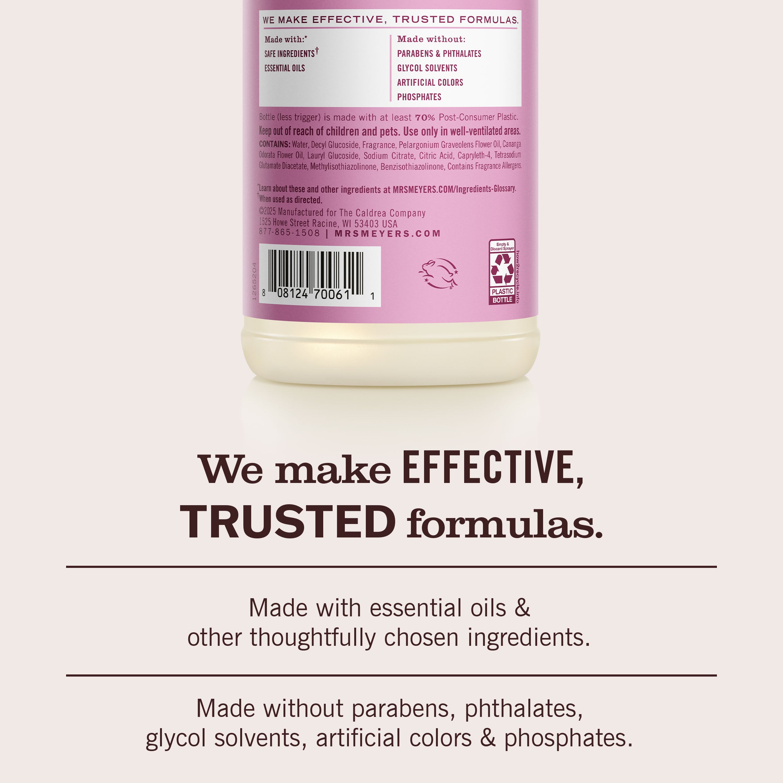 Mrs. Meyer's Peony Multi-Surface Everyday Cleaner – Mrs. Meyer's